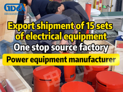 Exportzending van 15 sets elektrische apparatuur