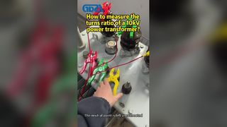 Hoe de windingsverhouding van een 10 kV-vermogen t te meten