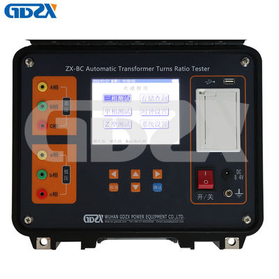 De zx-BC Automatische Waaier Testend Materiaal/1-10000 van de Machtstransformator draait Verhouding Testmeter